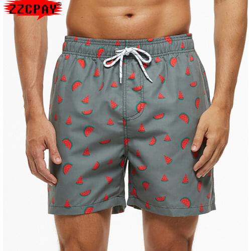Mens Board Shorts Summer Beach Surfing Man Swim Shorts Athletic Sport Gym Hybrid Home Plus Size Printed Pocket Beach Pants