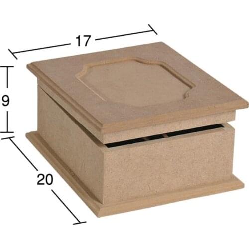 KU224 2li Pool Tea Box, Can Be Painted Mdf Box