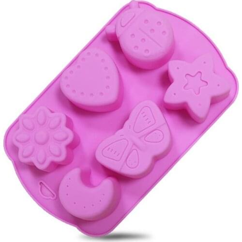 New 3D Geometric Cake Mold Star Shaped Silicone Cake Mold With Mini Hammer Silicone Mousse/Chocolate Cakes Mould For Birthday