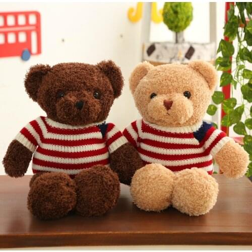 20cm 30cm New Bear Dolls Teddy Bear Stuffed Animals Fluffy Bear Dolls Toy Bear Wedding Gifts Baby Toy Birthday Gift Soft Toys