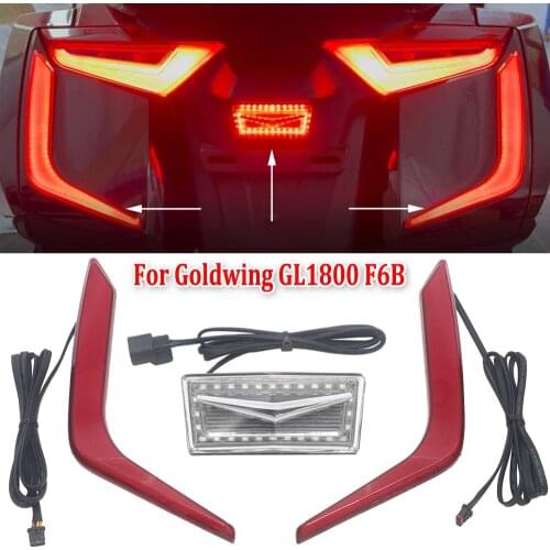 Turn Signal Gold Wing 1800 Motorcycle LED Reflctor Replacement Light Rear Saddlebag Accents Lights For Honda Goldwing GL1800 F6B