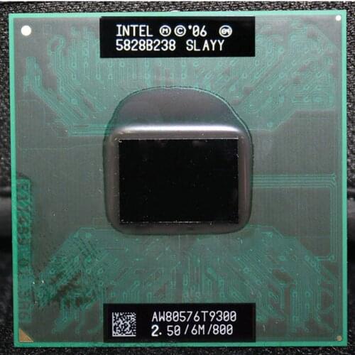 CPU laptop Core 2 Duo T9300 CPU 6M Cache/2.5GHz/800/Dual-Core Socket 478 PGA Laptop processor forGM45 PM45