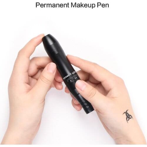 Professional Tattoo Pen Rotary Machine Tattoo Gun Strong Motor Permanent Makeup Machine Tattoo Pen Rotary with Cartridge Needle