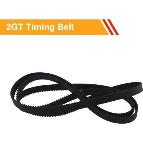 2GT Timing Belt 2GT-466/488/494/500/520/524/528/540/544/550/600mm CNC Timing Belt 6/10mm Belt Width Gear Belt
