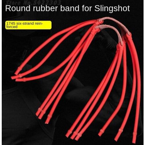 3/5pcs Powerful Rubber Band 1745 For Slingshot Accessory Hunting Airsoft Sports Elastica Bungee Catapult Replacement