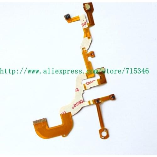 NEW Lens Back Main Flex Cable For SONY DSC-WX300 DSC-WX350 WX300 WX350 Digital Camera Repair Part + Sensor + Socket