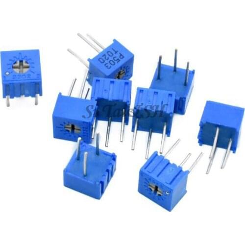 10Pcs/Lot 3362P-1-504LF 3362P 504 500K ohm Trimpot Trimmer Potentiometer Variable resistor new original