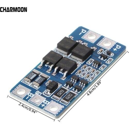 2S 10A 7.4V 18650 lithium battery protection board 8.4V balanced function/overcharged protection diy kit