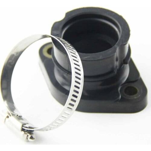 Motorcycle Carburetor Adapter Inlet Intake Pipe Rubber Mat For Polaris 3085013 Trail Blazer 250 Xplorer 300 4X4 400L Sprint 340