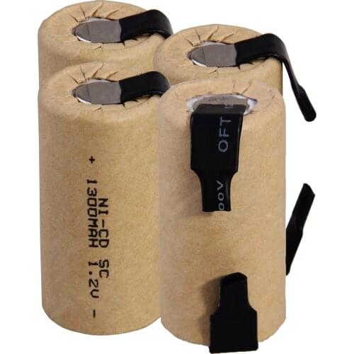 Lowest price 34 piece SC battery 1.2v batteries rechargeable 1300mAh nicd battery for power tools akkumulator