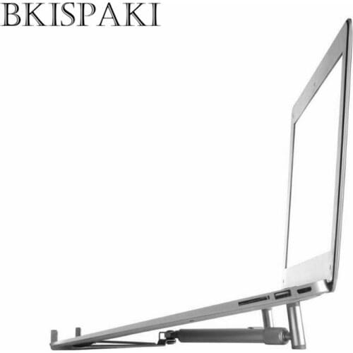 Aluminum Notebook Cooling Bracket Laptop Stand Cooler Radiator Holder Foldable For iPad MacBook Air Mac Desk Stands Tablet Mount