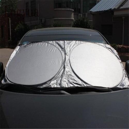 Car Styling 150X70cm Sunshade Sun Shade Windshield Visor Cover Front Rear Window UV Protection Shield Film Reflective