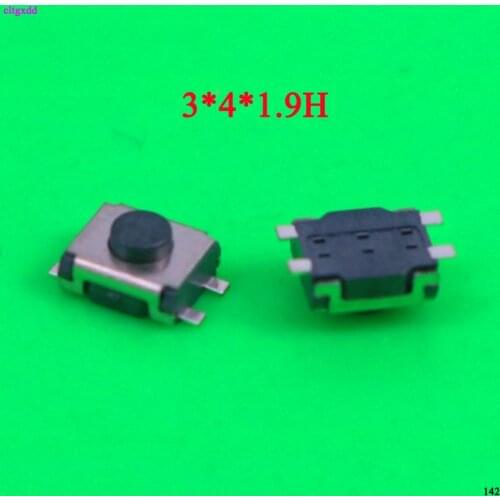 Cltgxdd 3*4*1.9 1.9H Micro switch Button Tactile Push Button Car Key Switch Button Remote Key 3*4*2.5 3x4 2.5H