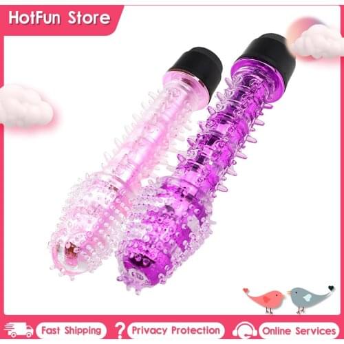Powerful Dildo Vibration Bullet Sex Toys for Women Vagina G Spot Stimulation Masturbation Massage Wand Toys for Adults 18