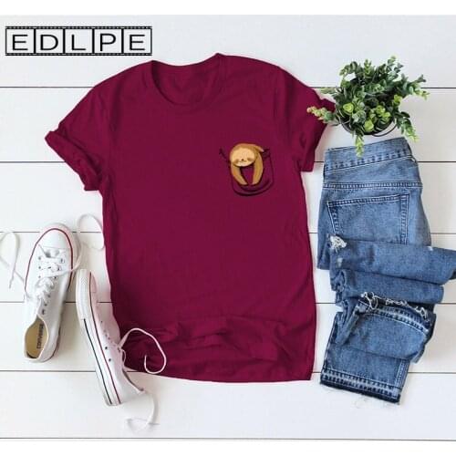 Pocket Koala Print Graphic Tees Women Kawaii Anime Harajuku Manga E Girl Fairy Grunge Oversized T Shirt Cyber Y2k