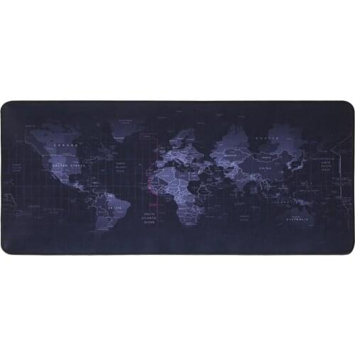 World Map Mouse Pad Gaming Large Mousepad Anti-slip Rubber Laptop PC Computer Keyboard Mat Desk Mat S M L XL Size
