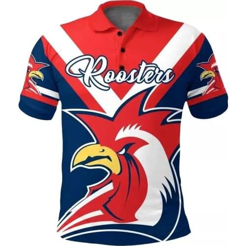 2021 SYDNEY ROOSTERS HOME RUGBY SHIRT JERSEY size S-3XL-5XL