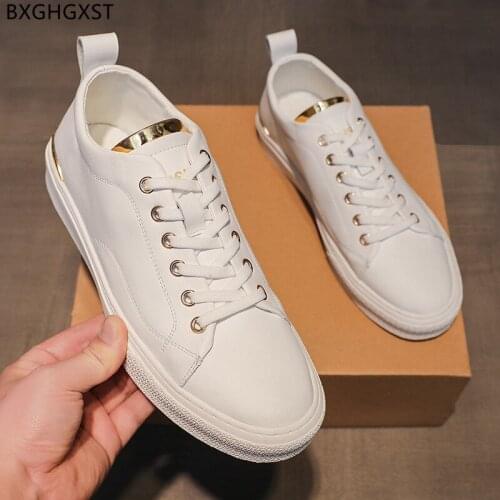 White Sneakers Men Skateboard Leather Casual Shoes Man Designer Sport Shoes Men Running Shoes for Man 2021 Zapatillas De Hombre