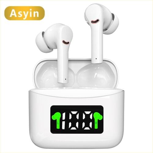J5 TWS Bluetooth 5.2 Headphones Stereo Sound Headset Sport Wireless Headphone Dual Microphone With Charging Box For Smartphone