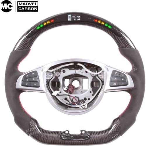 LED Performance Steering Wheel AMG W205 W204 Display Compatible For AMG/ W205/W218/CLA/GLA/GLS/CLS/E CLASS/S CLASS