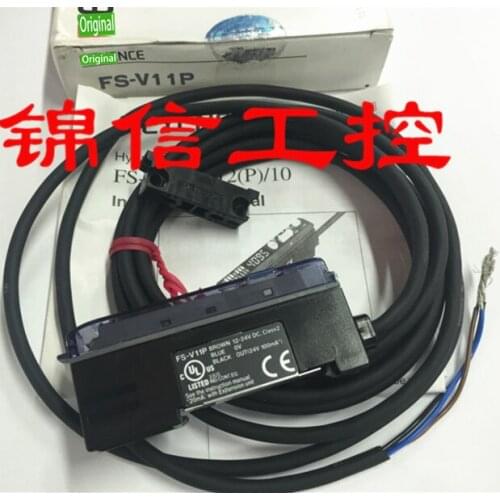 Photoelectric Switch Sensor FS-V11P Digital Optical FIber Amplifier 12-24VDC Spot Photo, 1-Year Warranty