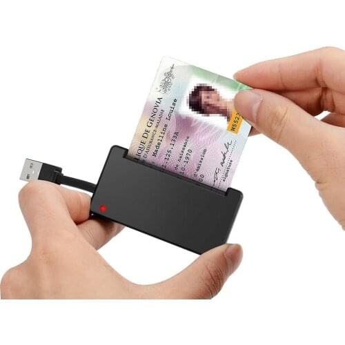 USB 2.0 Smart Card Reader Memory for IC ID Bank Card EMV Electronic DNIE SIM Cloner Connector Adapter for PC Computer