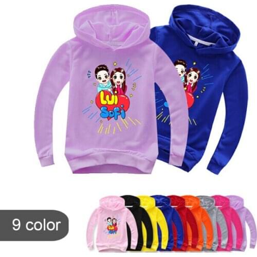 Spring Baby Boy Girl Long Sleeve T-Shirt Kid Sweatshirt Cartoon Me Contro Te Print Children Hoodies Top Girl Tee Streetwear