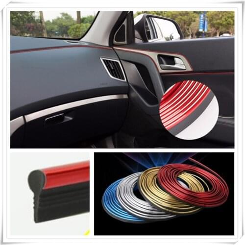 Car interior Decoration thread Insert Strip for Renault Sand-up Ondelios Thalia Nepta Altica Z17 Vel Modus Egeus 20