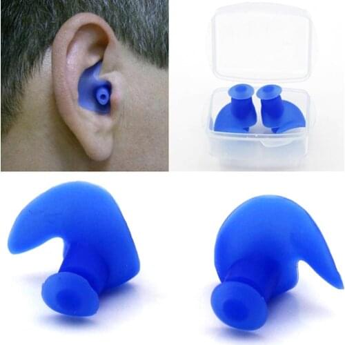 1 Pair Soft Ear Plugs Environmental Silicone Waterproof Dust-Proof Earplugs Diving Water Sports Swimming Accessories
