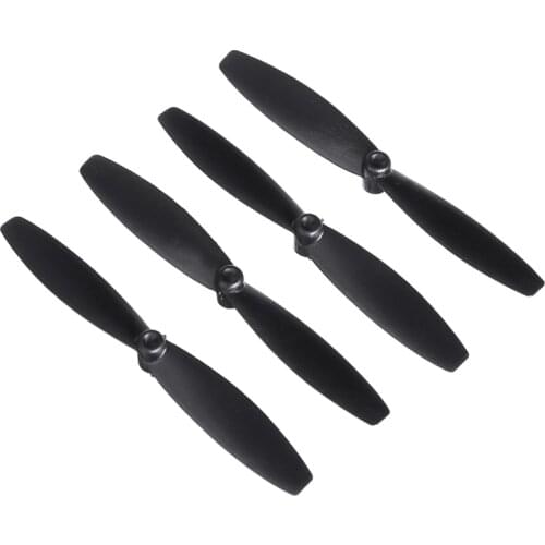 4pcs ABS Black Propellers Props Blades 0.8mm Hole Mini Propeller Drone for Parrot Mini Drones RC Accessories