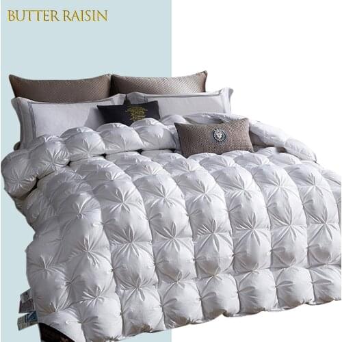 95% White Goose Down Quilt Winter Very Warm Comforter High Grade Duvet Weighted Blanket Quilted Bedspread King Queen Full Size