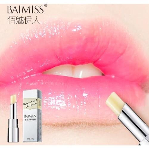 BAIMISS Watery Vivid Lip Balm Highly Nourishing Moisturizing Lipstick Baby Lips Lipbalm Anti Aging Makeup Lip Care Beauty