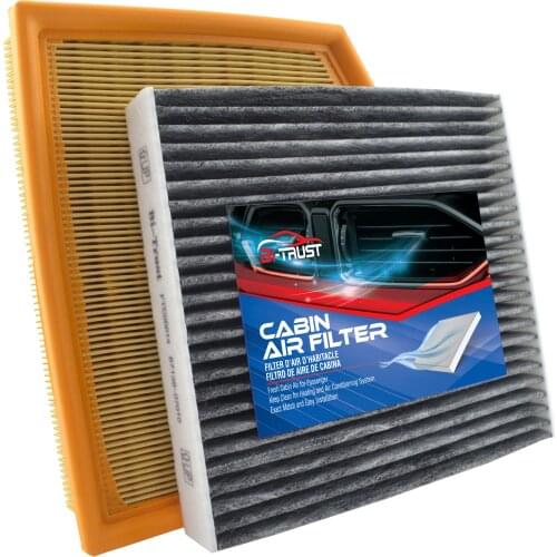 Bi-Trust Carbon Fiber Engine & Cabin Air Filter for 2008-2011 Lexus Gs460 CA10996,17801-31170,17801-38040,87139-07010