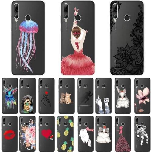 For Huawei HRY-LX1T Case Silicone TPU Soft Phone Case for Huawei Honor 10i 6.21 inch Case Back Cover