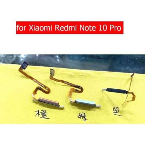 For Xiaomi Redmi Note 10 Pro fingerprint scanner Connector Flex Cable Touch ID Sensor Connector Flex Cable Repair Spare Parts