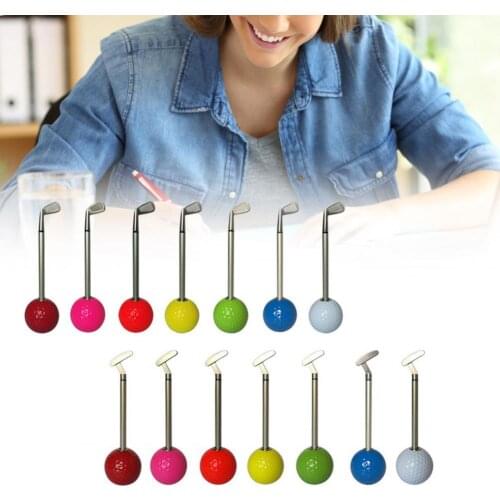 Indeformable Golf Accessoires Golf Lovers Gift Desktop Decor Golf Pen for Office
