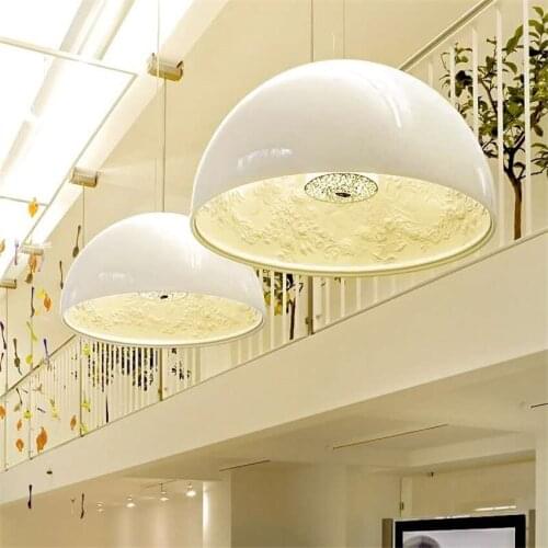 Italian Designer Modern LED Chandelier Sky Garden Coffee Shop Pendant Lamps Fixture Big Dining Room Resin Lamps Lighting Fixture
