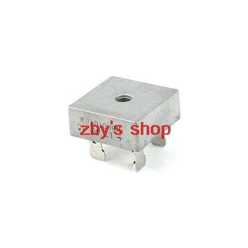 KBPC10-10 1KV 10Amp Silver Tone Metal Case Single Phase Bridge Rectifier