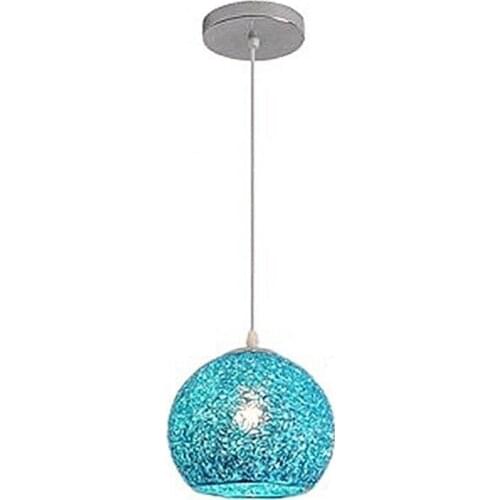 Kitchen Pendant Light Bedroom Ceiling Lights Hotel Lamp Blue Chandelier Lighting