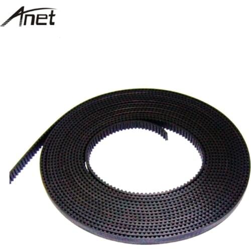 Anet Parts 5pcs/lot 1.7m 6mm Width GT2 Timing Belt Fiber Reinforced Rubber Timing Belt For Reprap Prusa i3 A8 A6 3D Printer