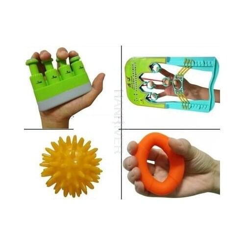Hand function rehabilitation training on finger force grip ball exercise equipment finger strength grip force grip ring