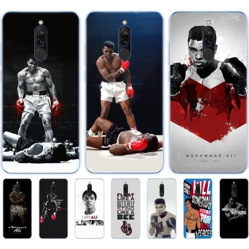 Silicon case for redmi 8a 8 note 8 PRO 8T 9S cover case for xiaomi mi 10 NOTE 10 PRO MI 9 lite Muhammad Ali boxing champion