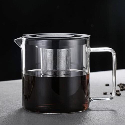 Glass coffee pot, coffee set, cold brew coffee pot, large capacity glass pot, coffee sharing pot coffee maker tea maker