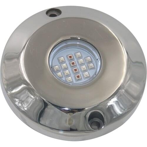 LED Underwater Boat Light DC10-30V 60W White Green Blue Red RGB RGBW Dock Swimming Pools Lamps Drop Shipping Marine Yacht