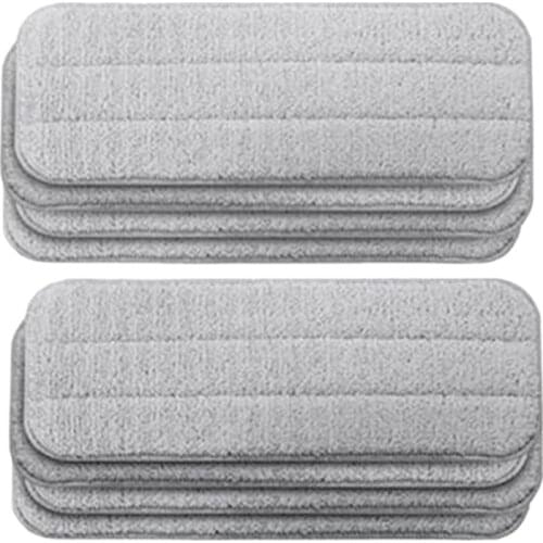 Hot 8 PCS Replace Mop Cloth Rags for Xiaomi Mijia Deerma Water Spray Mop 360 Rotating Cleaning Cloth Head Wooden Carbon Fibe
