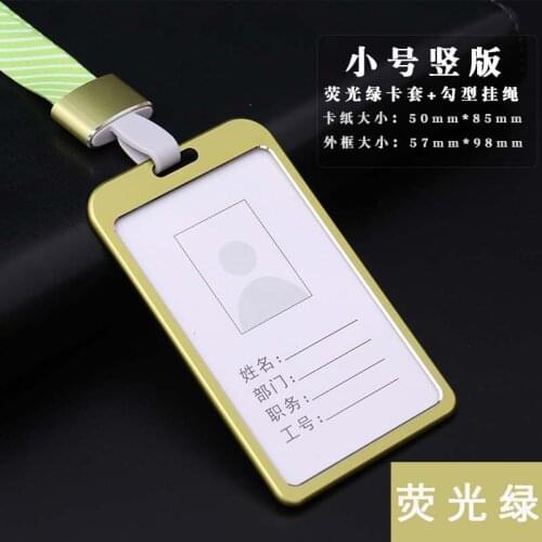 A pack of 10 pieces Aluminum alloy number card employee work card custom work license production custom tag