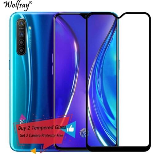 Full Cover Tempered Glass For Oppo Realme XT Screen Protector Whole Glue Protective Glass For Oppo Realme XT X2 Glass Real Me XT