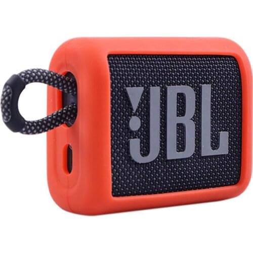 Speaker Protective Case Silicone Skin Cover Dustproof Travel Portable Storage Carrying Case For JBLgo3 Bluetooth Speakers