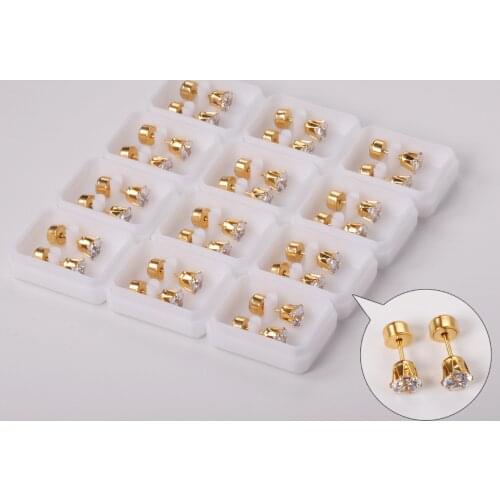 12 Pairs 316L Stainless Earring Women Fashion Jewelry Anti Allergy Punk Ear Stud for Party Jewelry Accessories