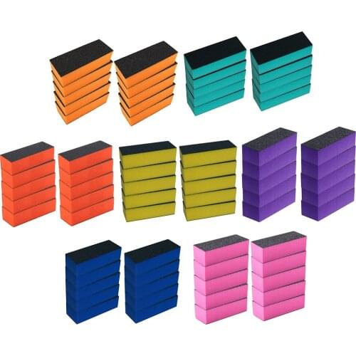 10 Pieces Sponge Nail Buffing Sanding Block File Manicure Care Polisher Kits Nail Art UV Gel File Block Polish Dropshipping